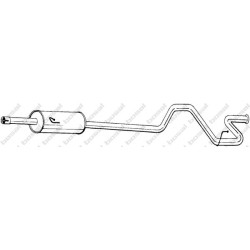 Koncový tlmič výfuku BOSAL 294-511