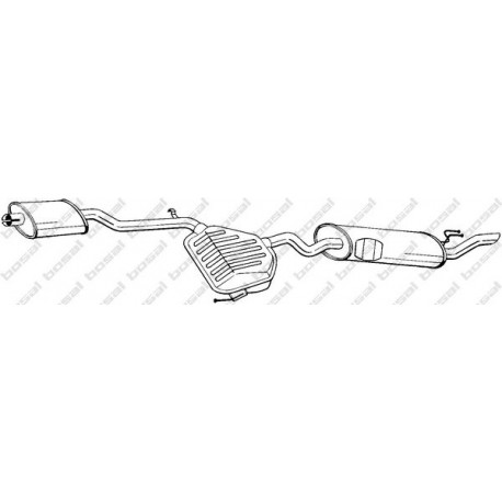 Koncový tlmič výfuku BOSAL 294-137