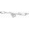 Koncový tlmič výfuku BOSAL 294-137