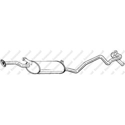 Koncový tlmič výfuku BOSAL 293-213