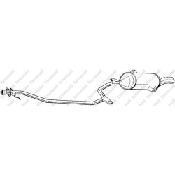 Koncový tlmič výfuku BOSAL 292-187