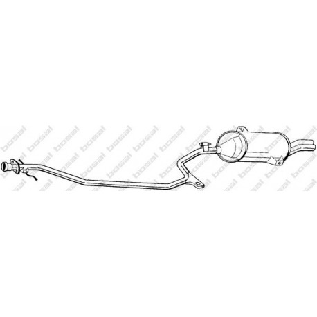 Koncový tlmič výfuku BOSAL 292-187