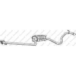 Koncový tlmič výfuku BOSAL 292-057