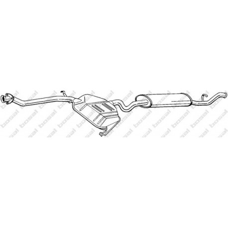 Koncový tlmič výfuku BOSAL 291-223