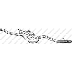 Koncový tlmič výfuku BOSAL 291-221