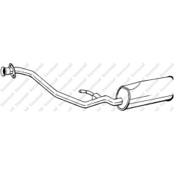 Koncový tlmič výfuku BOSAL 291-061