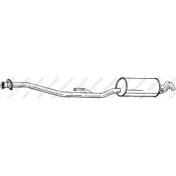Koncový tlmič výfuku BOSAL 291-059