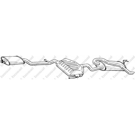Koncový tlmič výfuku BOSAL 290-237