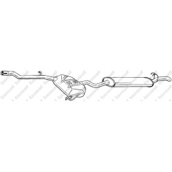 Koncový tlmič výfuku BOSAL 290-143