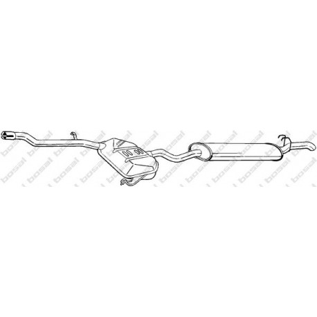 Koncový tlmič výfuku BOSAL 290-143