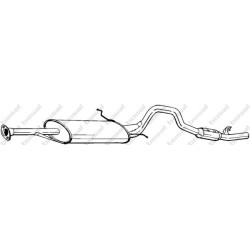 Koncový tlmič výfuku BOSAL 288-285