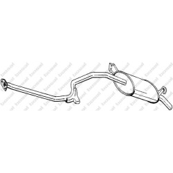 Koncový tlmič výfuku BOSAL 288-163