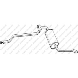 Koncový tlmič výfuku BOSAL 288-067