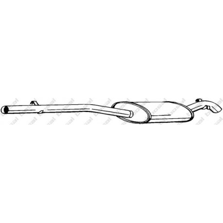 Koncový tlmič výfuku BOSAL 287-195