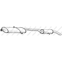 Koncový tlmič výfuku BOSAL 286-145