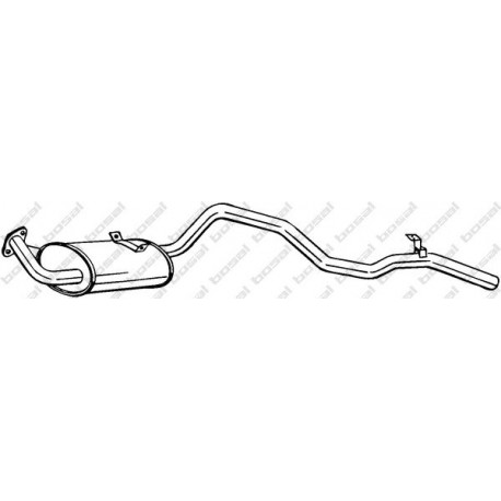 Koncový tlmič výfuku BOSAL 286-013