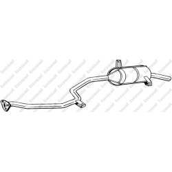 Koncový tlmič výfuku BOSAL 285-777