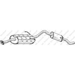 Koncový tlmič výfuku BOSAL 285-033
