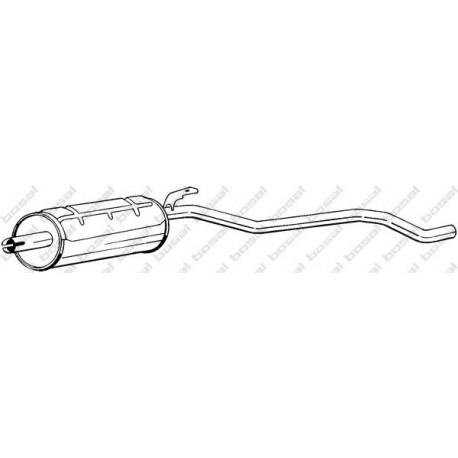Koncový tlmič výfuku BOSAL 285-017