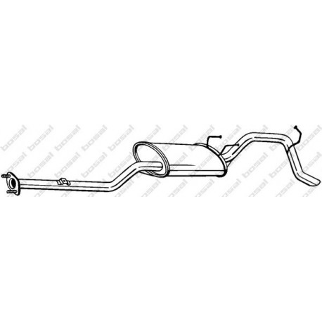 Koncový tlmič výfuku BOSAL 284-485