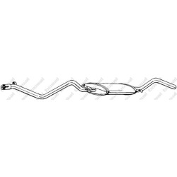 Koncový tlmič výfuku BOSAL 284-311