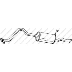 Koncový tlmič výfuku BOSAL 284-077