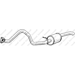 Koncový tlmič výfuku BOSAL 284-057