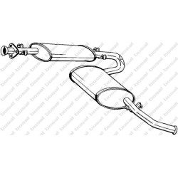 Koncový tlmič výfuku BOSAL 283-411