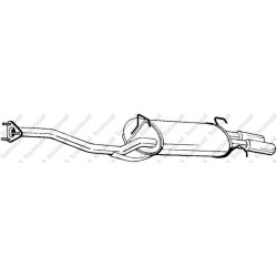 Koncový tlmič výfuku BOSAL 283-393