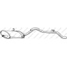Koncový tlmič výfuku BOSAL 283-291