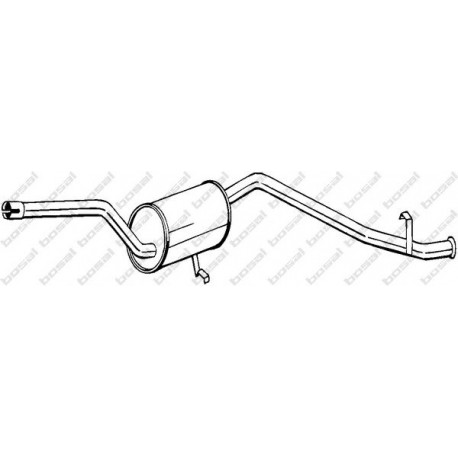 Koncový tlmič výfuku BOSAL 283-263