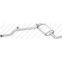 Koncový tlmič výfuku BOSAL 283-003