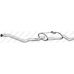 Koncový tlmič výfuku BOSAL 282-817