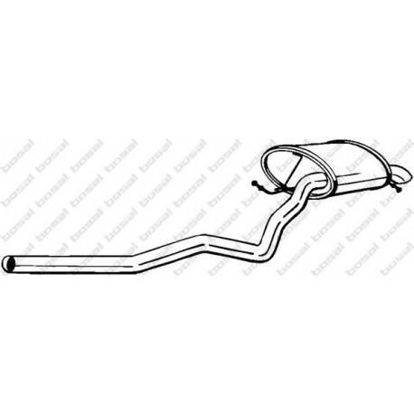 Koncový tlmič výfuku BOSAL 282-713