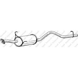 Koncový tlmič výfuku BOSAL 282-021