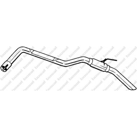 Koncový tlmič výfuku BOSAL 281-881