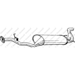Koncový tlmič výfuku BOSAL 281-863