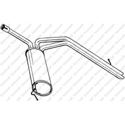 Koncový tlmič výfuku BOSAL 281-795