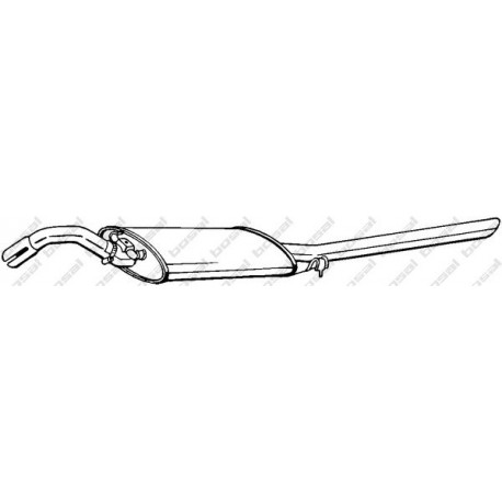 Koncový tlmič výfuku BOSAL 281-777
