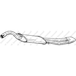 Koncový tlmič výfuku BOSAL 281-755