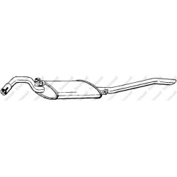 Koncový tlmič výfuku BOSAL 281-699