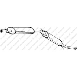 Koncový tlmič výfuku BOSAL 281-643