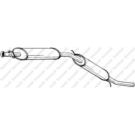 Koncový tlmič výfuku BOSAL 281-643
