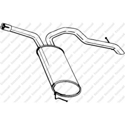 Koncový tlmič výfuku BOSAL 281-619