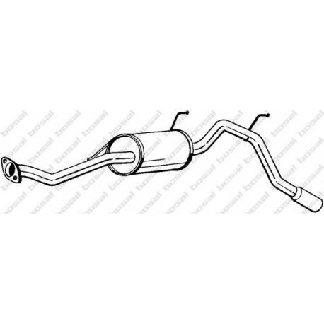 Koncový tlmič výfuku BOSAL 281-611