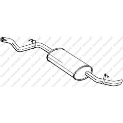 Koncový tlmič výfuku BOSAL 281-135