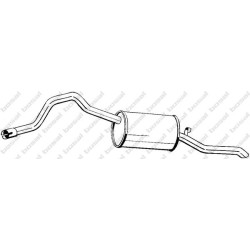 Koncový tlmič výfuku BOSAL 280-369