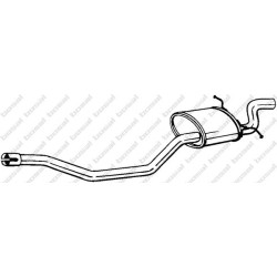 Koncový tlmič výfuku BOSAL 280-253