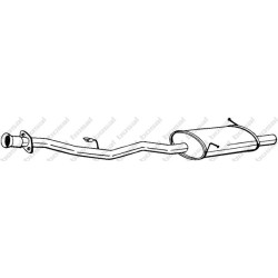 Koncový tlmič výfuku BOSAL 280-005