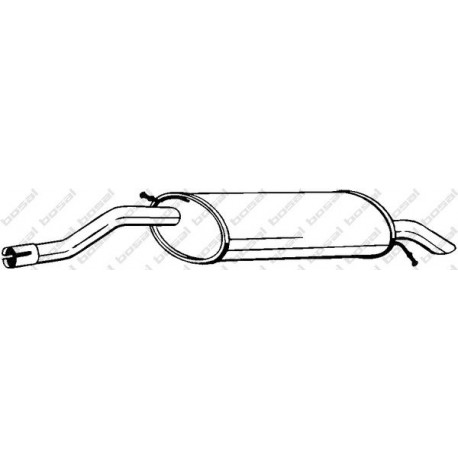 Koncový tlmič výfuku BOSAL 279-949